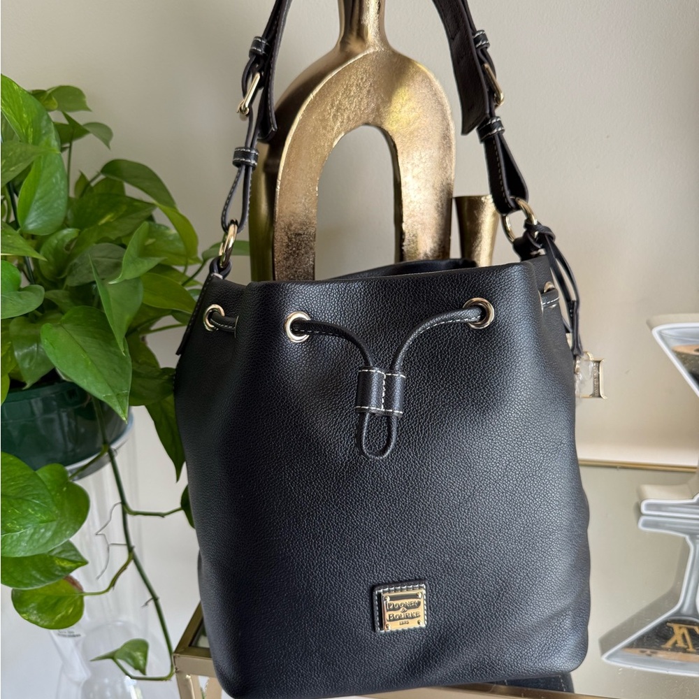 Dooney & Bourke Black Bucket Shoulder Bag